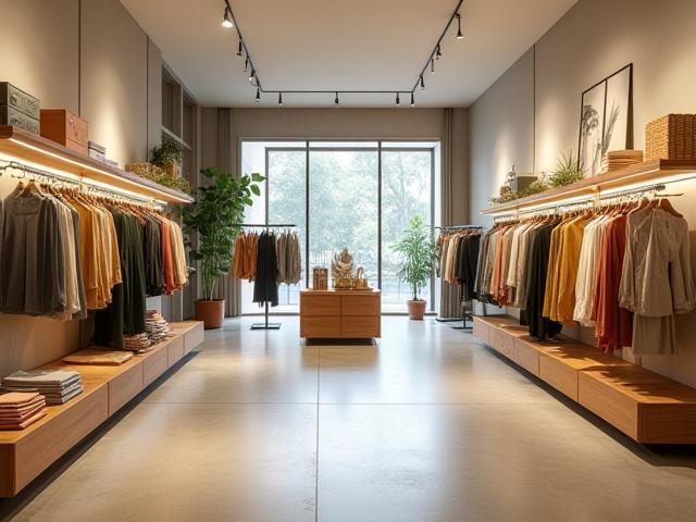 Bright, clean retail space ready for customers